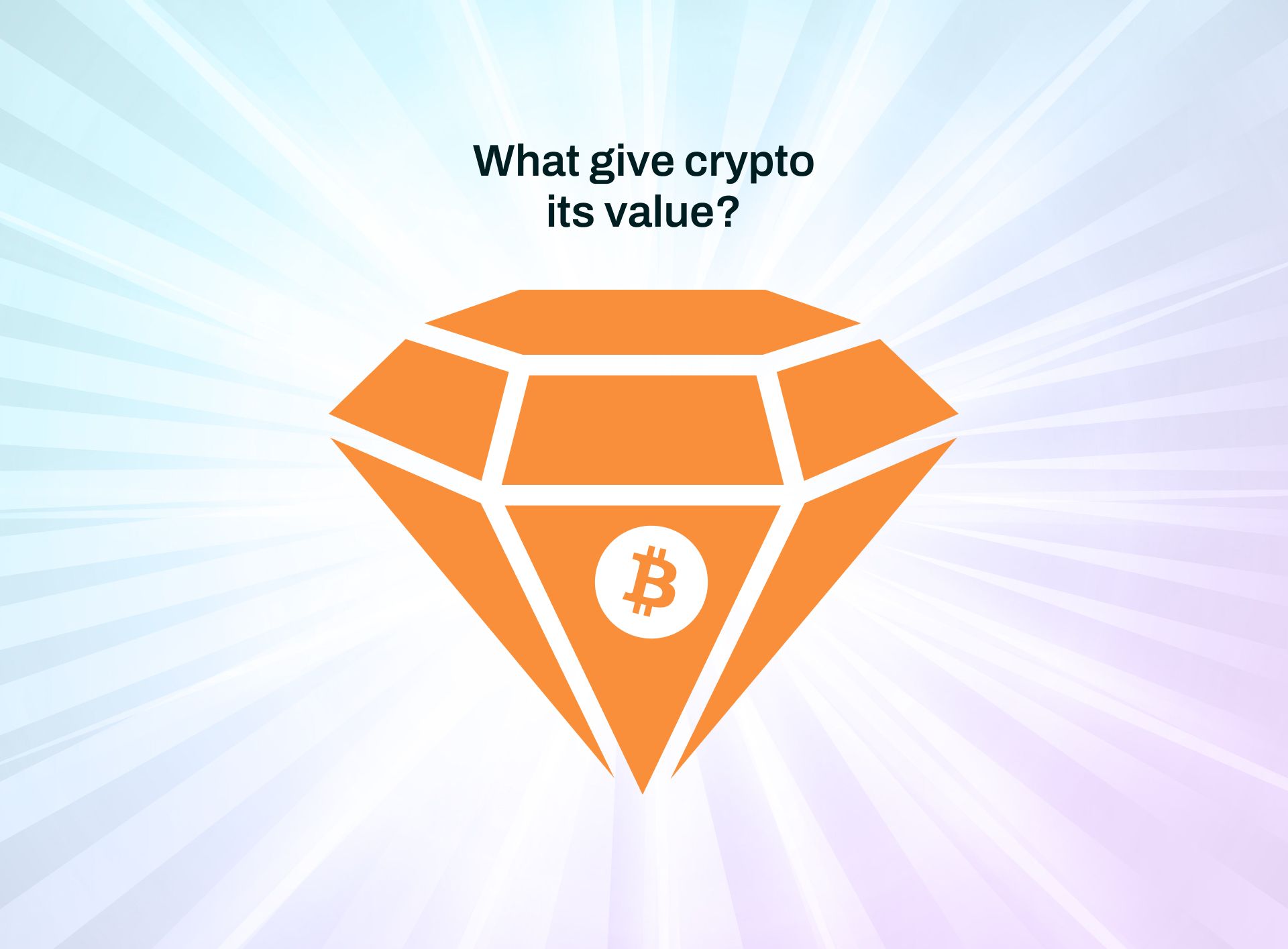 what gives crypto currency value