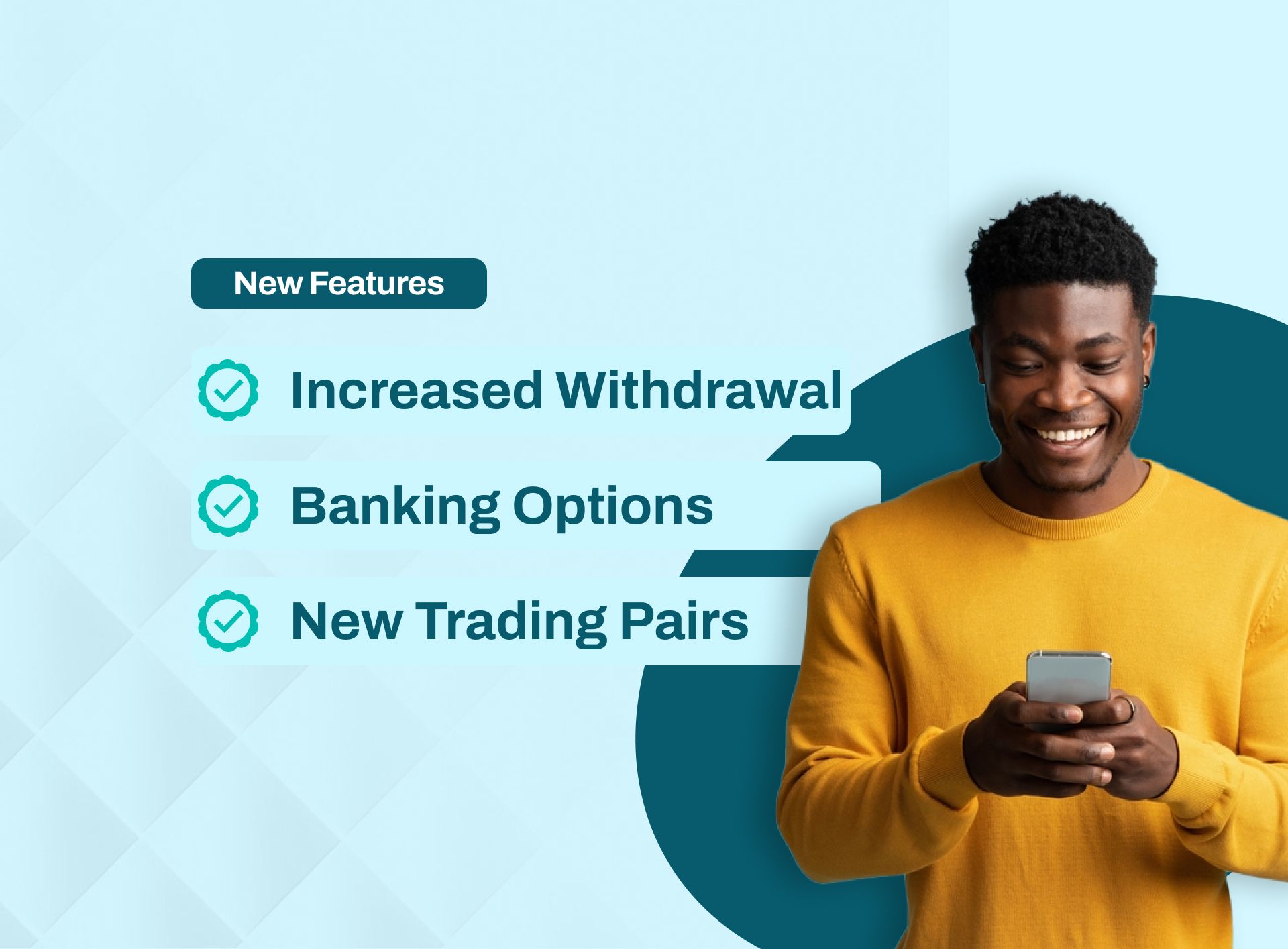More Withdrawal Banking Options and New Trading Pairs
