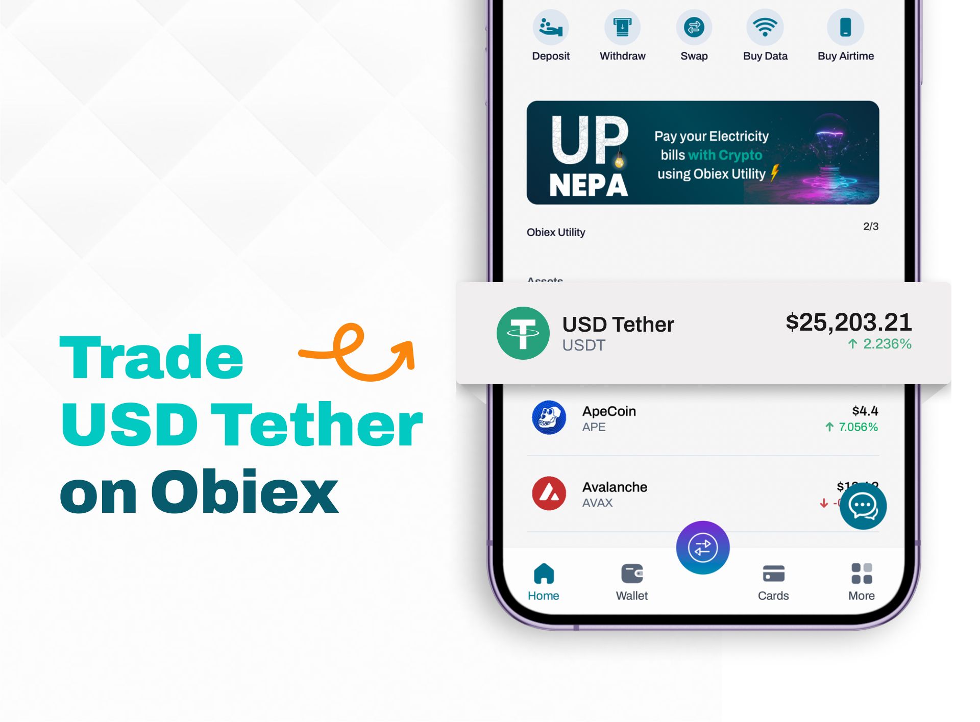 How To Buy Sell And Trade USDT On Obiex