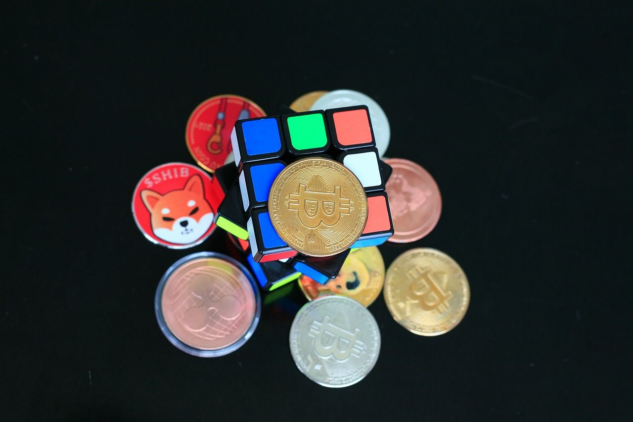 cryptocurrencies and a rubix cube
