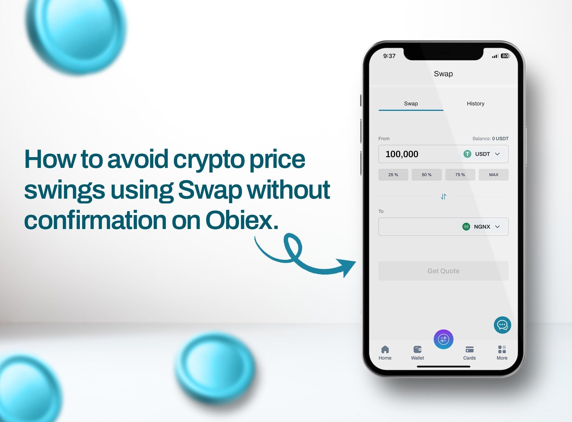 How to Avoid Crypto Price Swings Using Swap Without Confirmation on Obiex