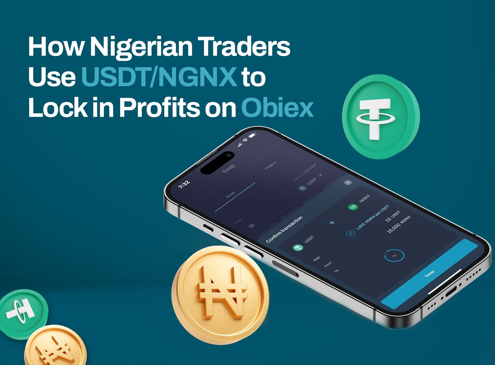 How Nigerian Traders Use USDT/NGNX to Lock in Profits on Obiex