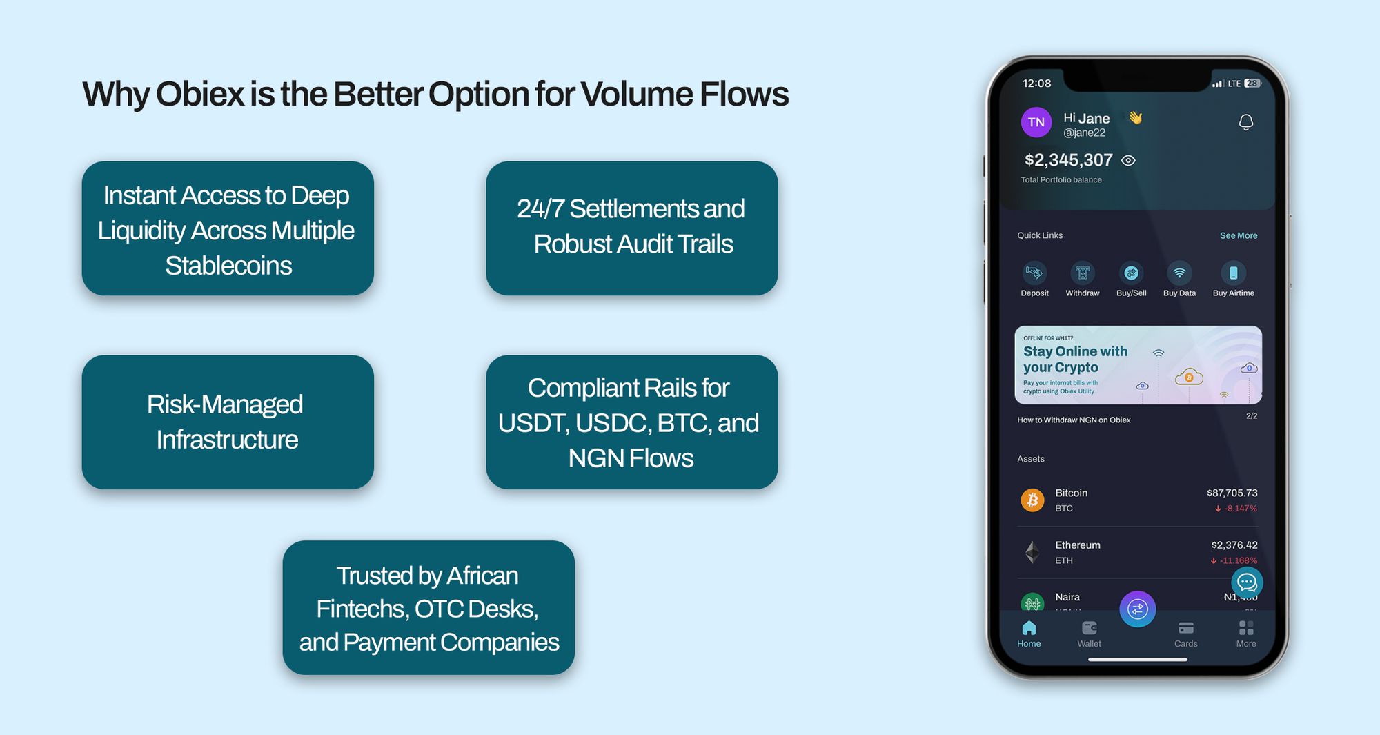 5 reasons Obiex if great for volume flows