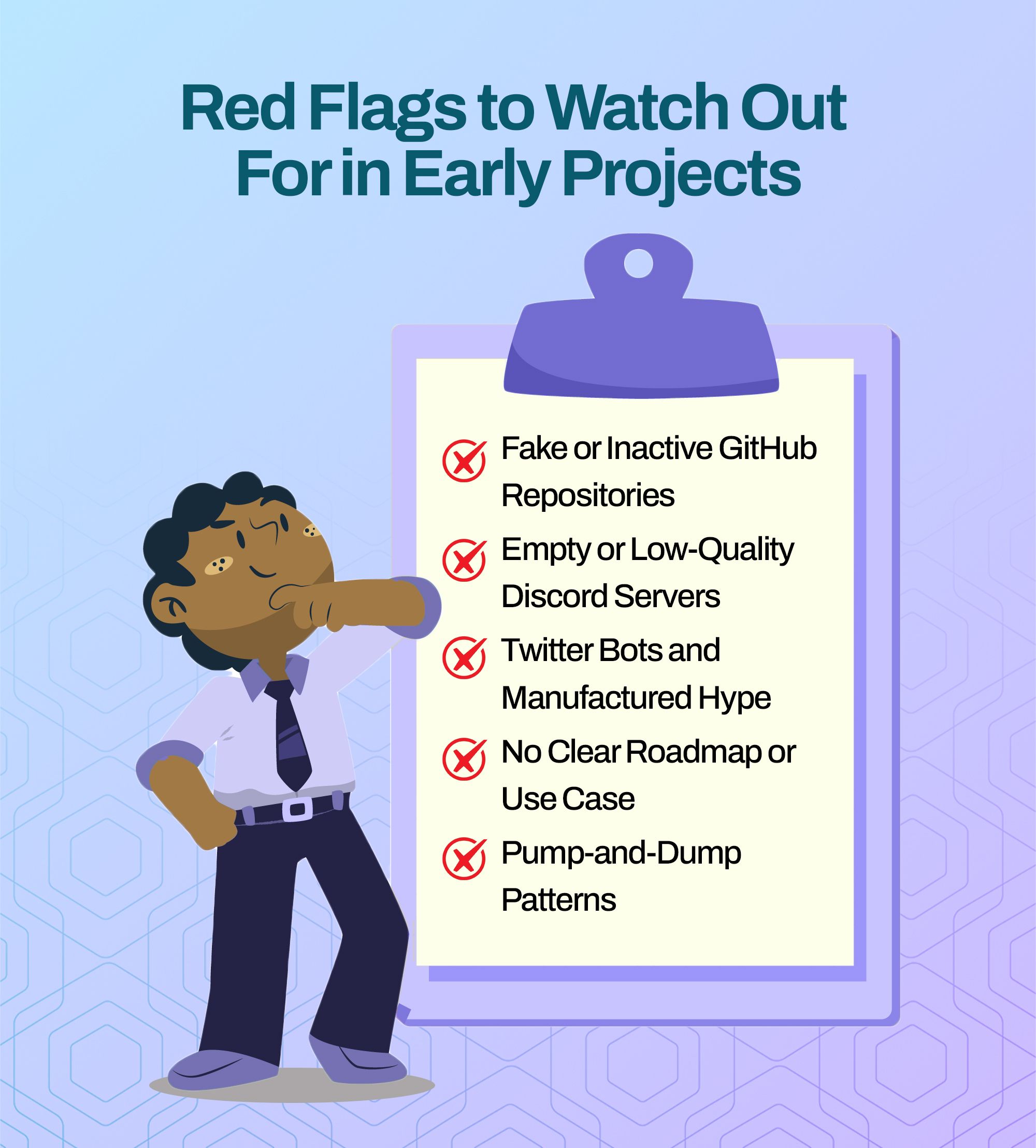 List of things to avoid in early crypto projects