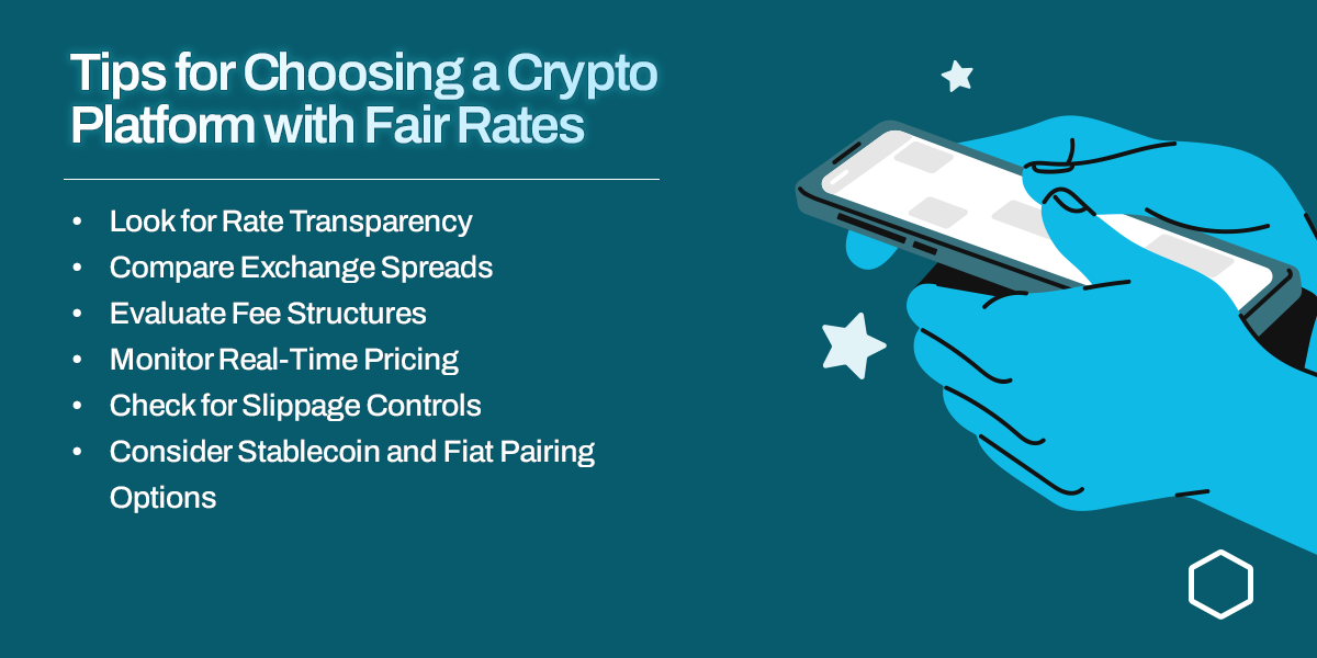 How to choose a crypto platform with good rates