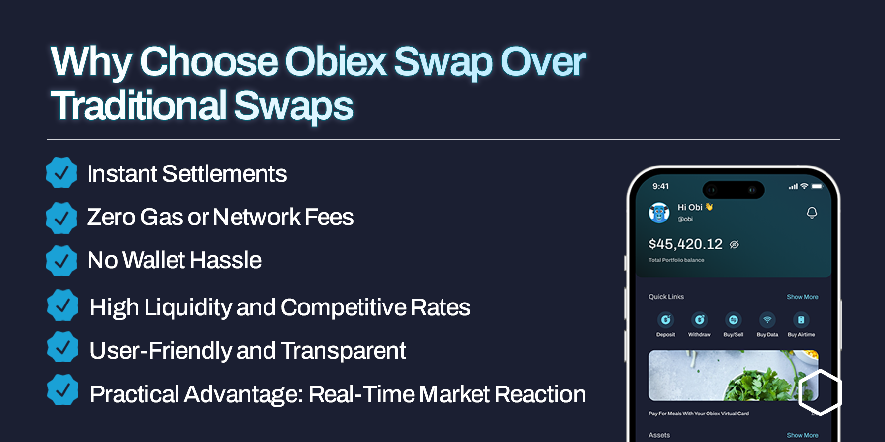 Why you should choose Obiex swap