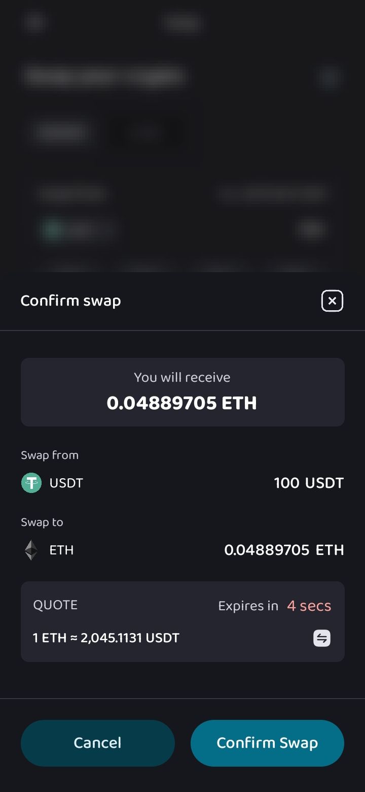 Swap Review Page