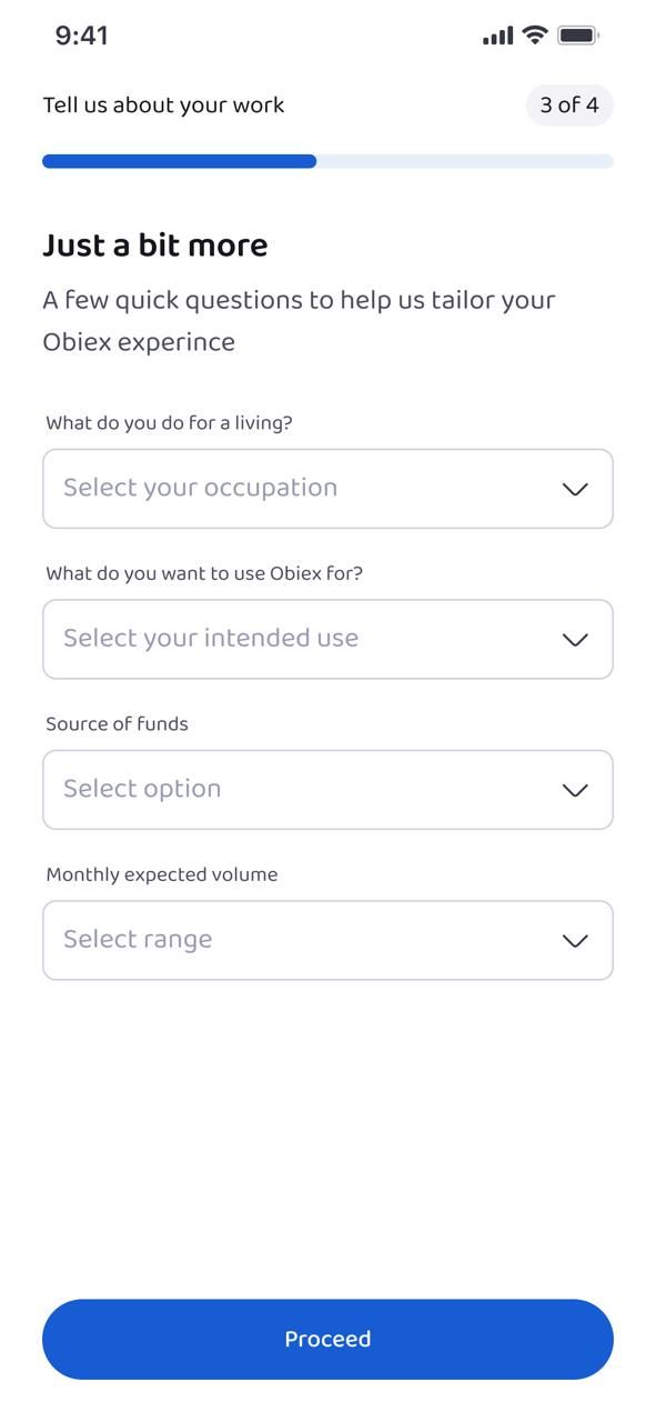 Required Questions Page