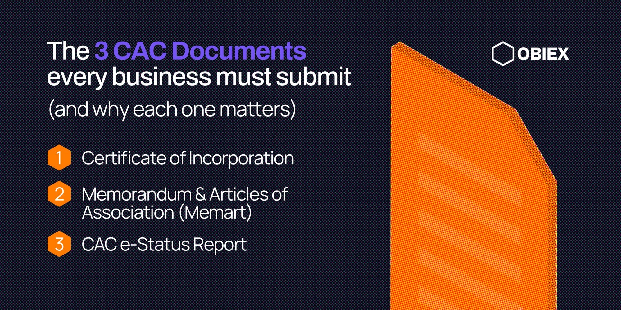 List of Required CAC Documents