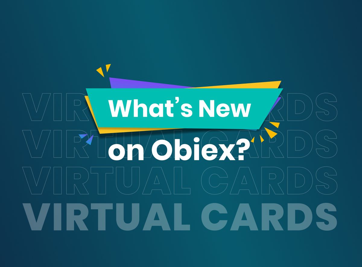 New Feature; Obiex Virtual Crypto Card