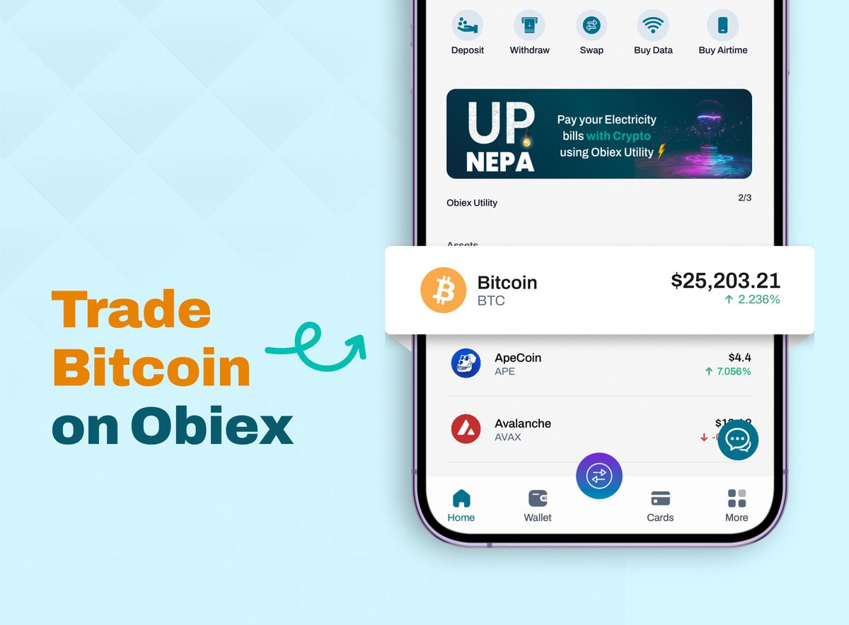 How to Buy, Sell and Trade Bitcoin (BTC) on Obiex