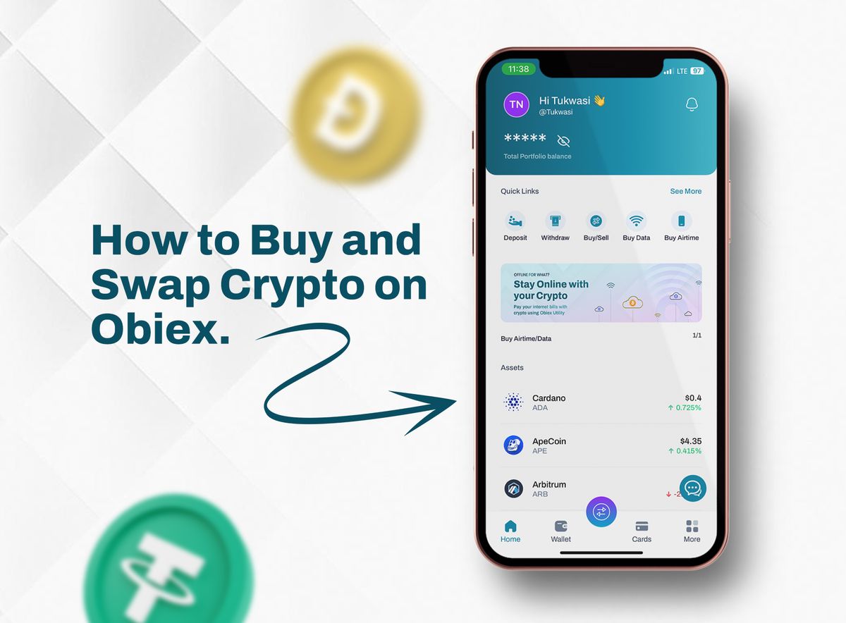 How to Buy & How to Swap Cryptocurrency on Obiex
