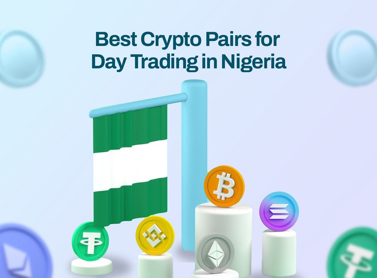 Graphic showing the top crypto pairs to trade in Nigeria