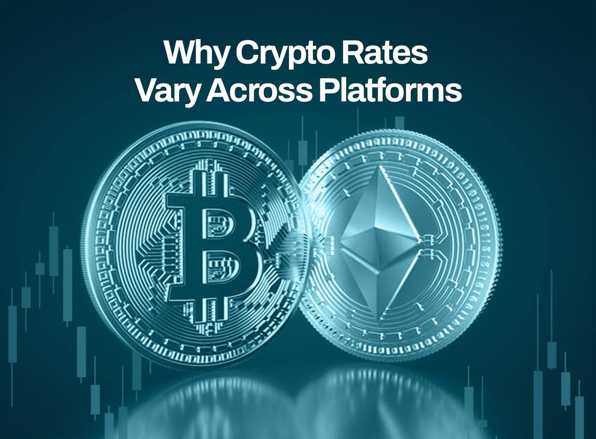 The difference in crypto prices