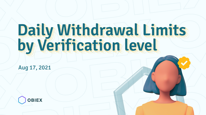Daily Withdrawal Limits by verification level