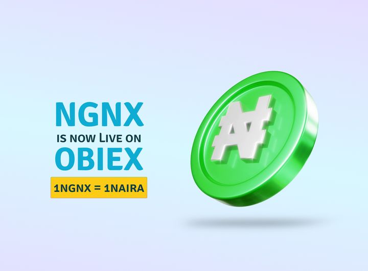 NGNX is live on Obiex - Buying Crypto in Nigeria with Naira made easy