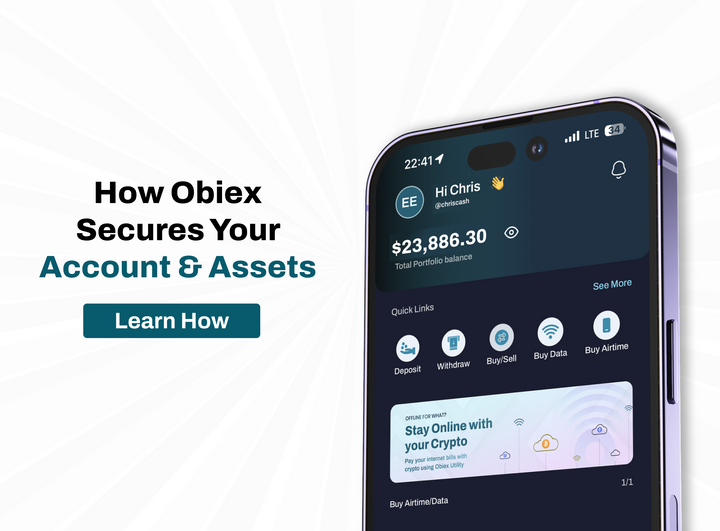 How Obiex Secures Your Account and Assets