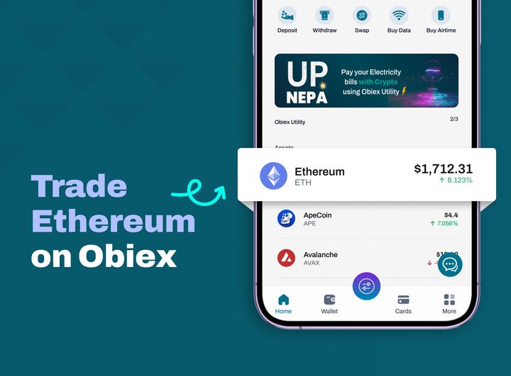 How to Buy, Sell and Trade Ethereum (ETH) on Obiex