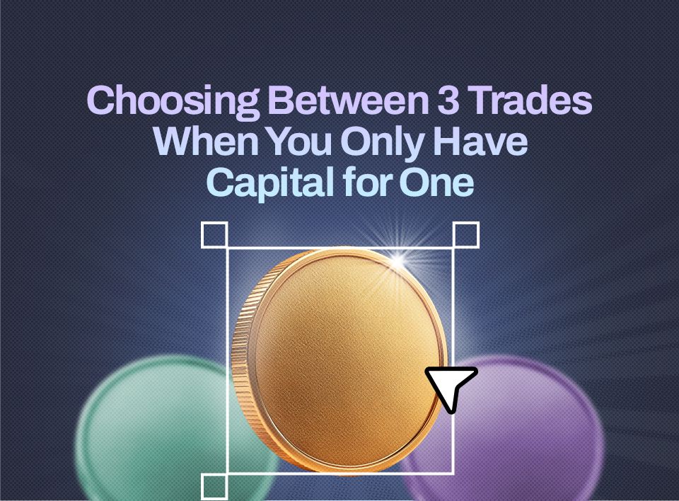 Choosing Between 3 Trades When You Only Have Capital for One
